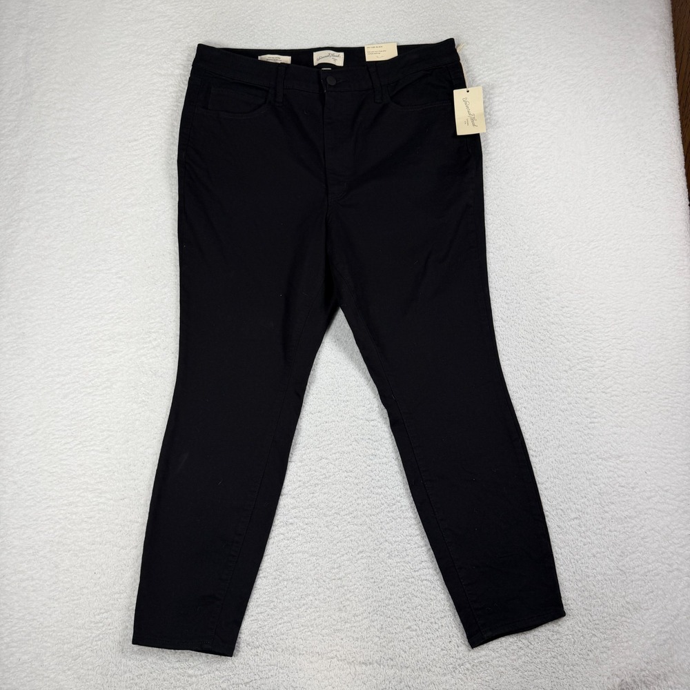 Universal Thread High-Rise Skinny Stretch 17s (35.5x26) No Fade Jeans Black